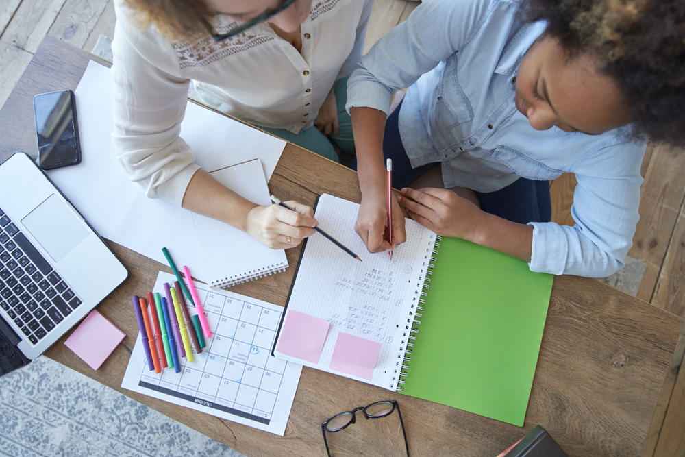 Learning with a maths tutor