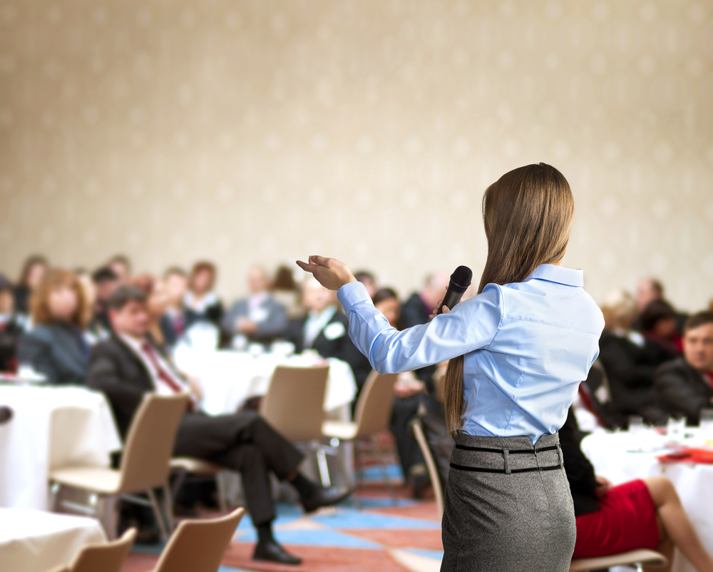 Learning with a public speaking coach
