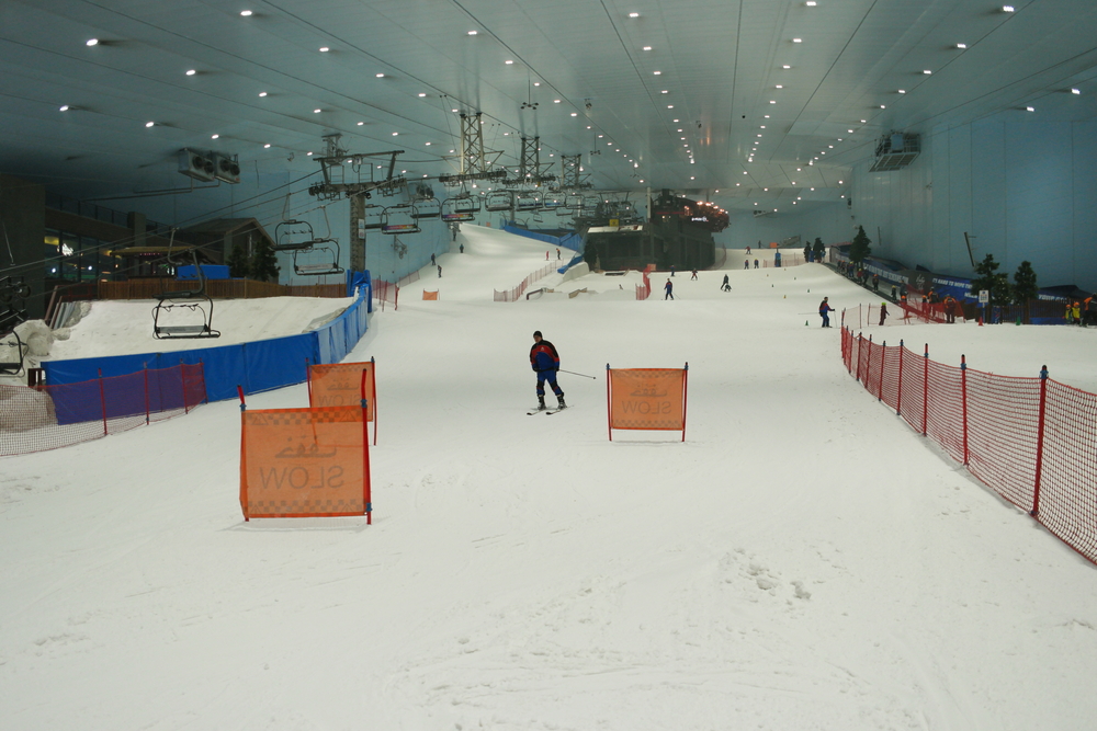 Learning with a ski instructor