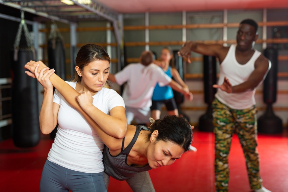 Learning with a self defence coach