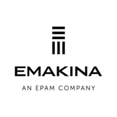 Emakina logo with the text 'AN EPAM COMPANY' below it.