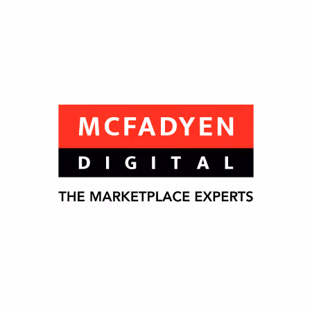 MCFADYEN DIGITAL logo with tagline 'THE MARKETPLACE EXPERTS' below.