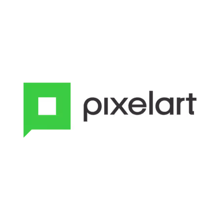 Pixelart company logo.