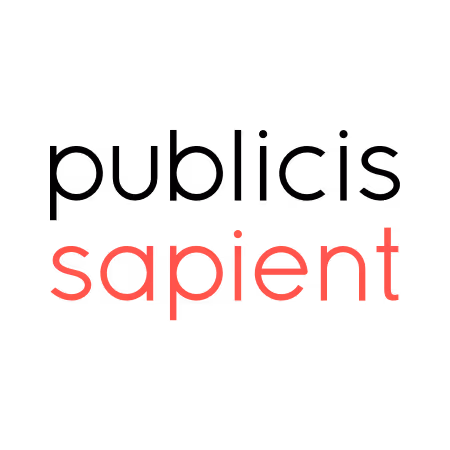 Sapient brand name in red lowercase letters on a black background.