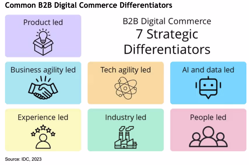 Common B2B Digital Commerce Differentiators