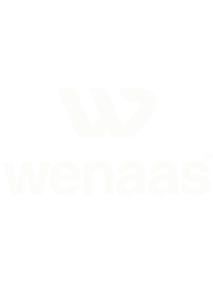 Wenaas logo with stylized W above the company name in bold font.