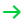 Green right-pointing arrow on transparent background