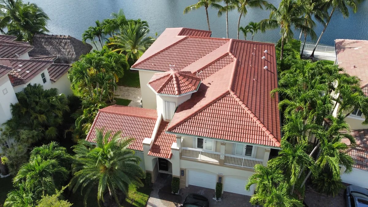 Professional tile roofing craftsmanship by licensed Miami contractor