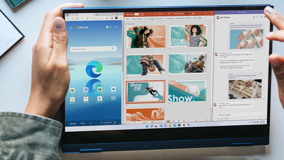 Windows 11 on a laptop
