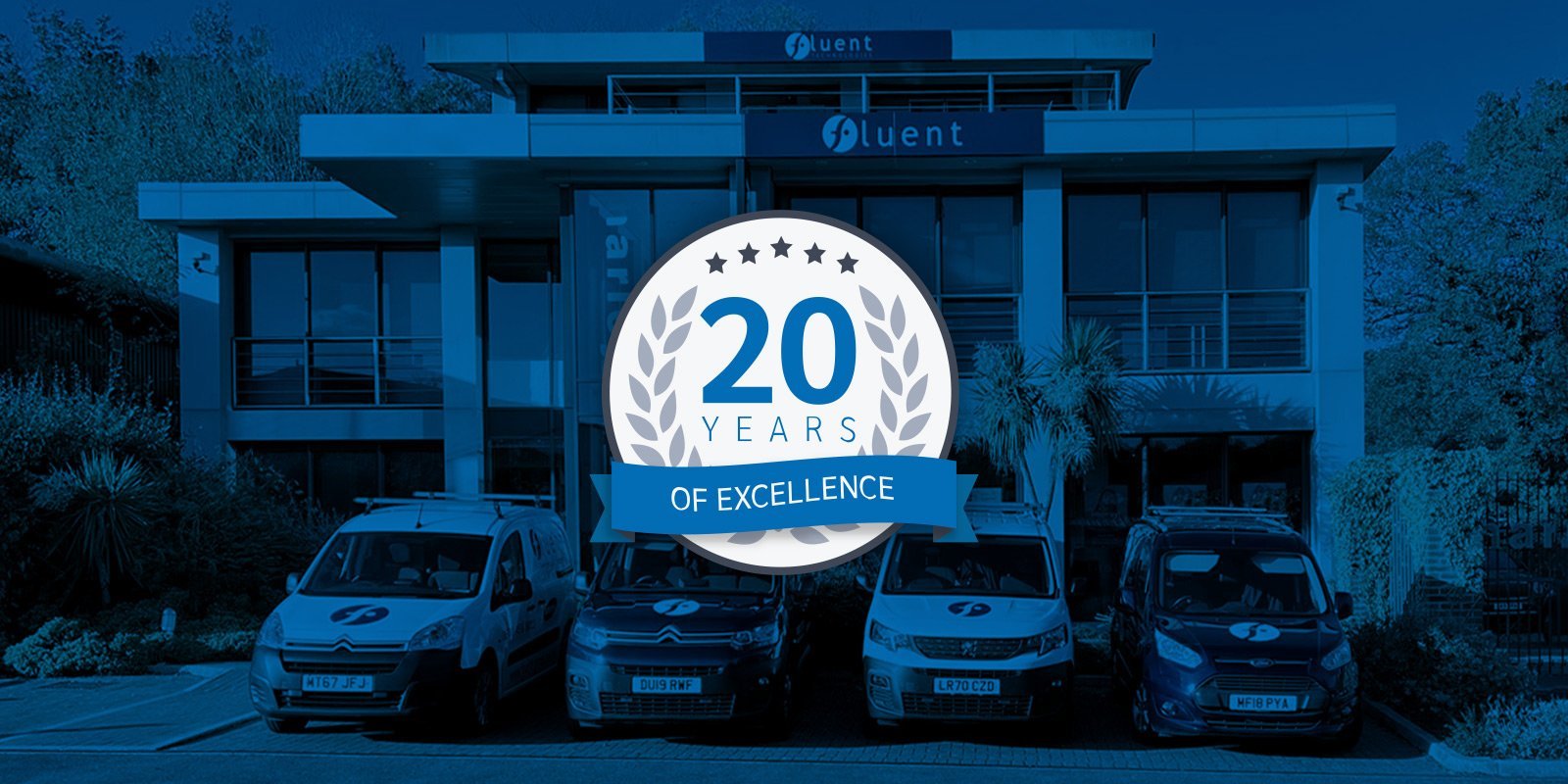 20 year anniversary image of office