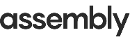 Assembly company logo in black lowercase letters.
