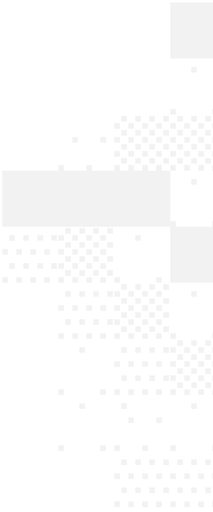Abstract pattern of scattered white squares of varying sizes on a dark transparent background.