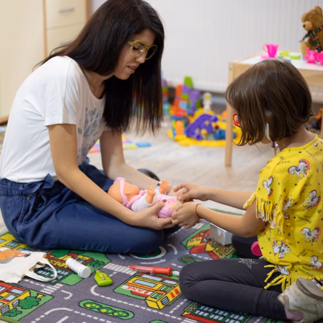 mom and daughter with autism