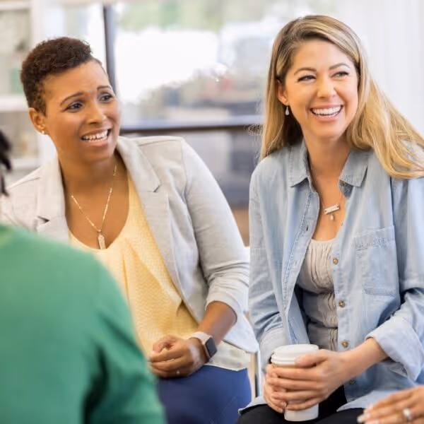 people in a support group