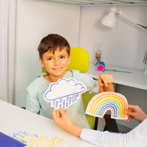 child with disability in therapy