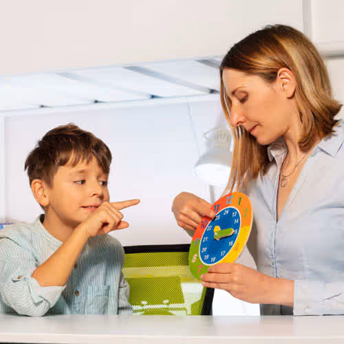 autistic child in therapy