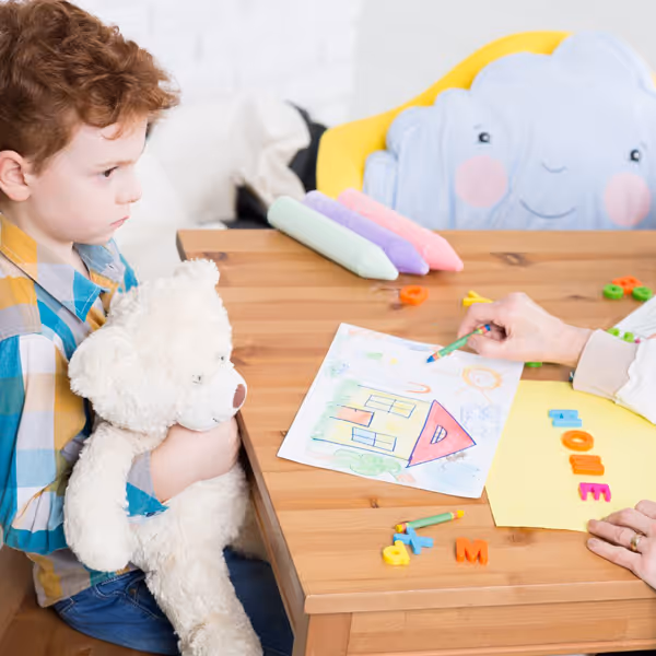 child receiving therapy