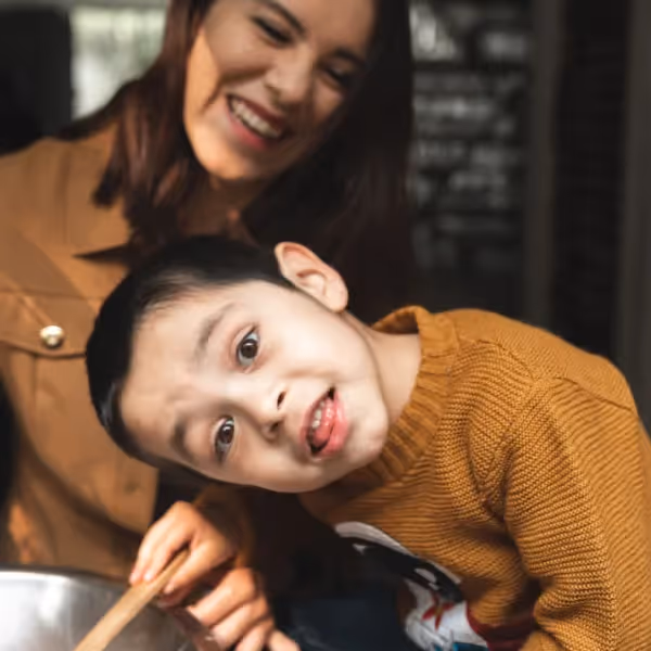 parent and kid