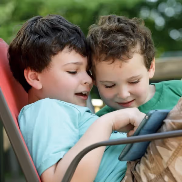 children hanging out together