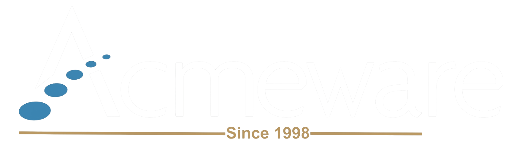 Acmeware logo white - healthcare IT solutions for MEDITECH hospitals