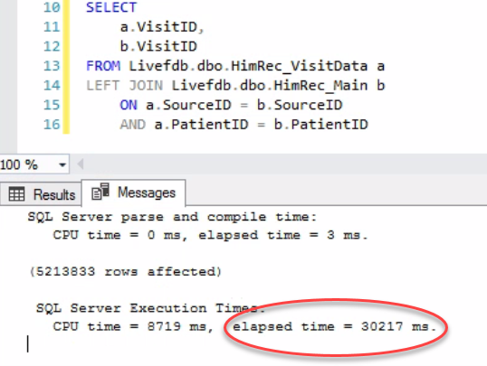 Query with SourceID in join