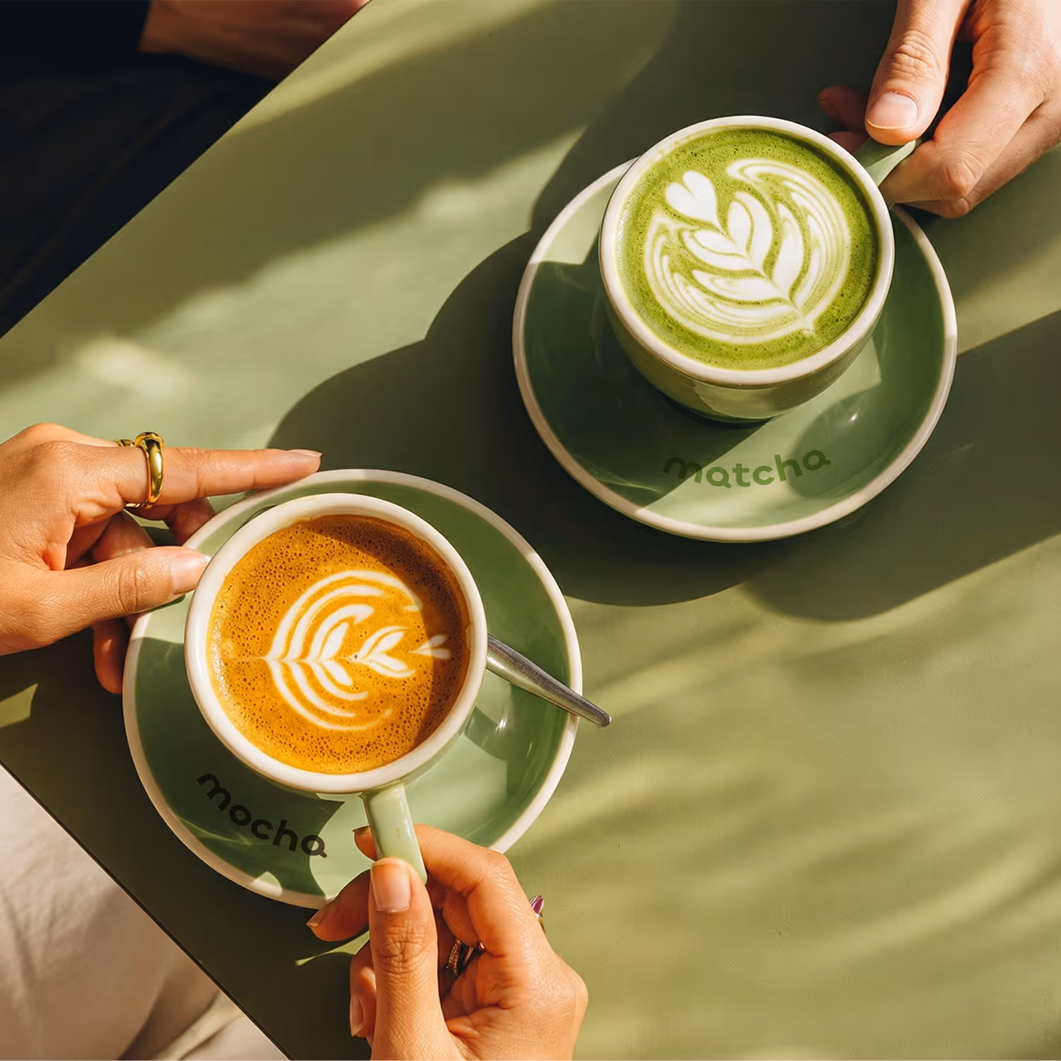 Project 1 preview image features a coffee cup and matcha cup