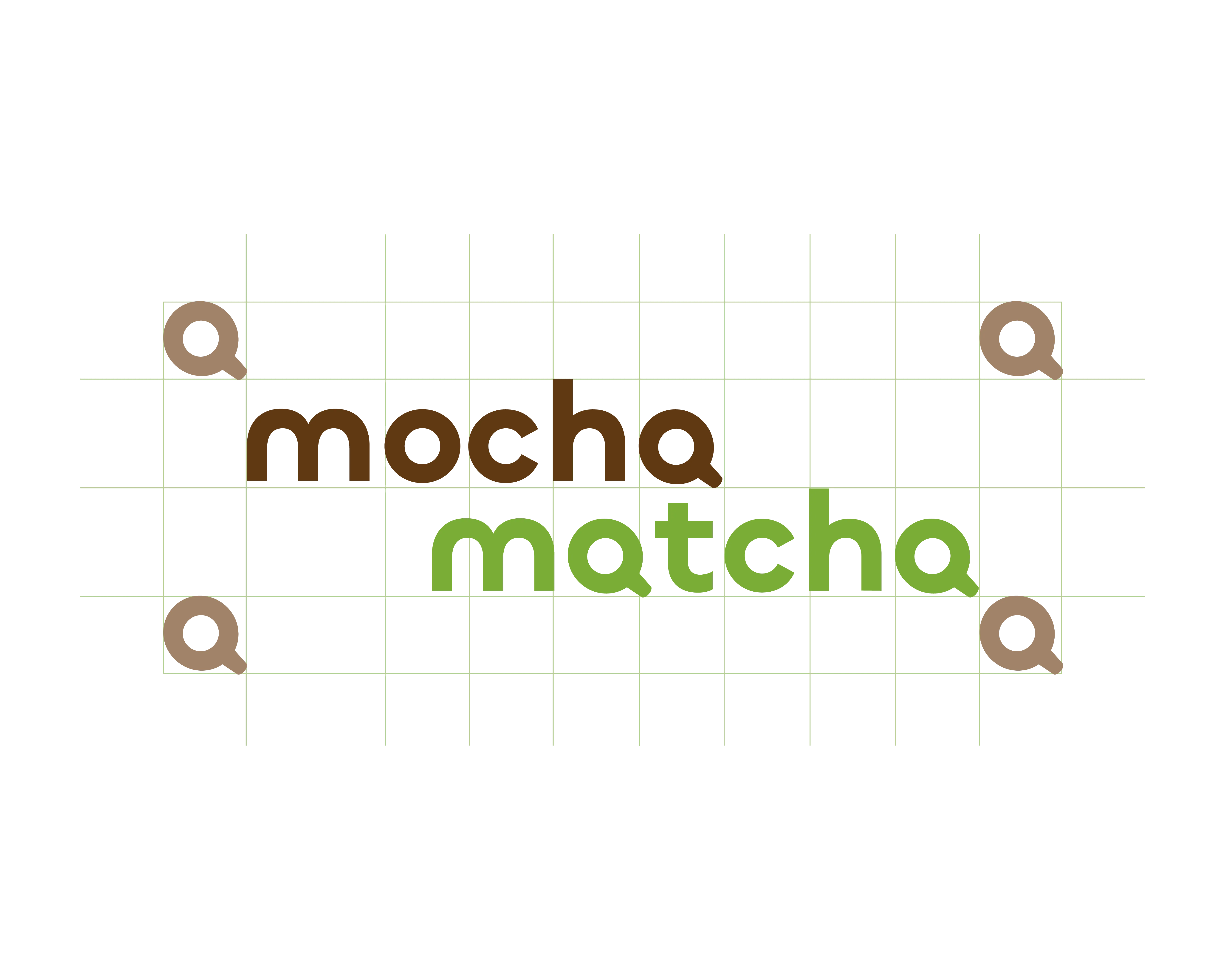 Mocha Matcha's logo construction