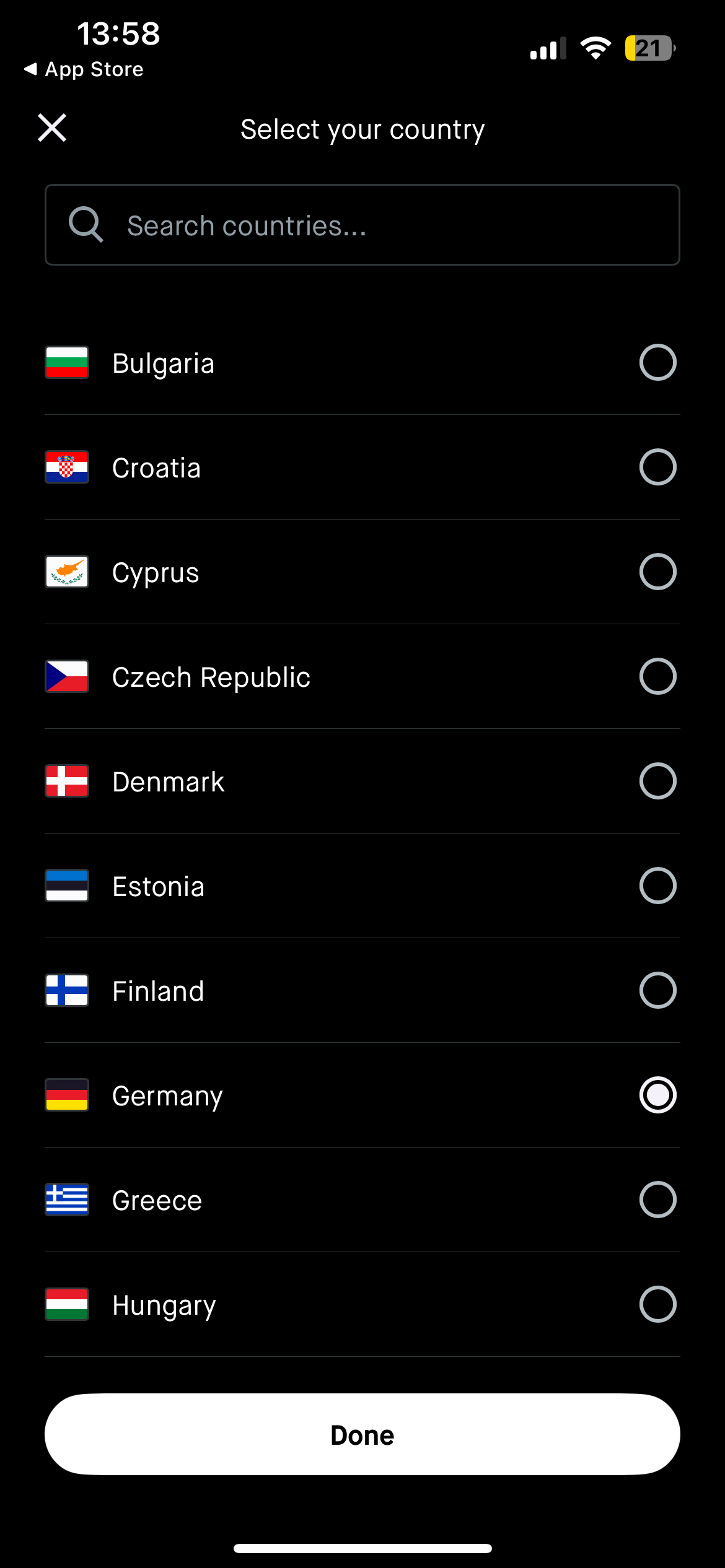 Robinhood Europe registreerimine – riikide nimekiri