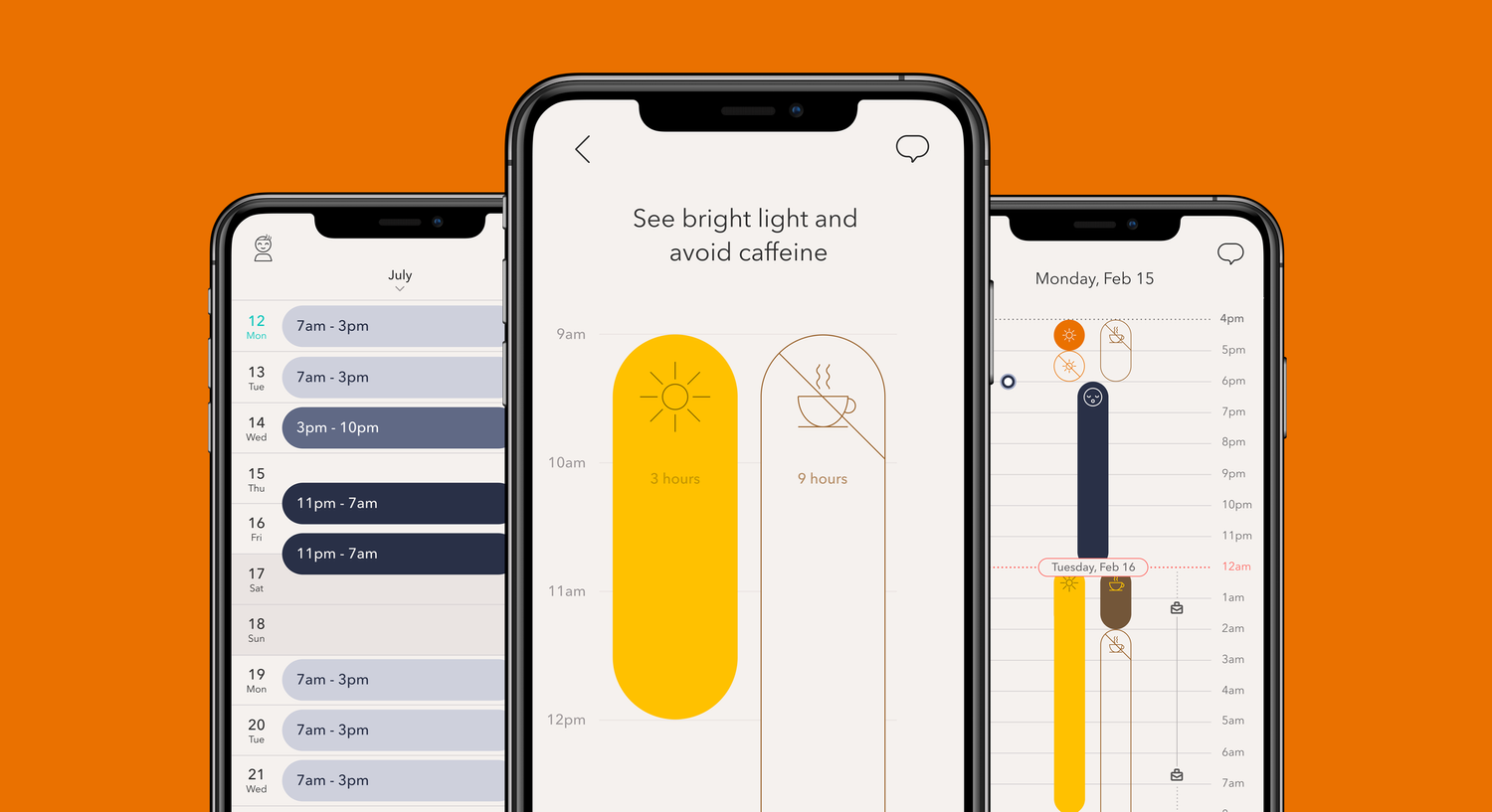 Timeshifter shift work app
