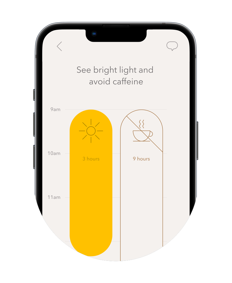 Timeshifter jet lag app