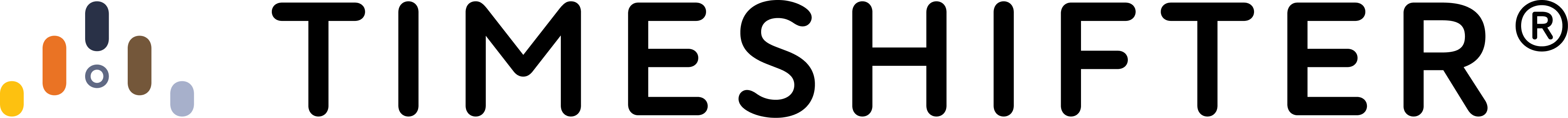 Timeshifter logo — horizontal, full color