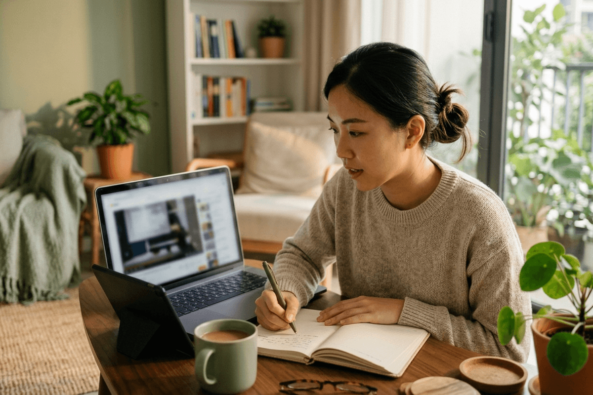 Employees accessing personalized learning