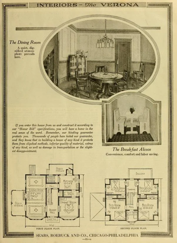 Honor bilt Modern Homes. © Sears, Roebuck and Company, Chicago.