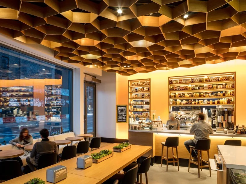 Honeybrains Cafe in New York. Magda Biernat/Ketra.