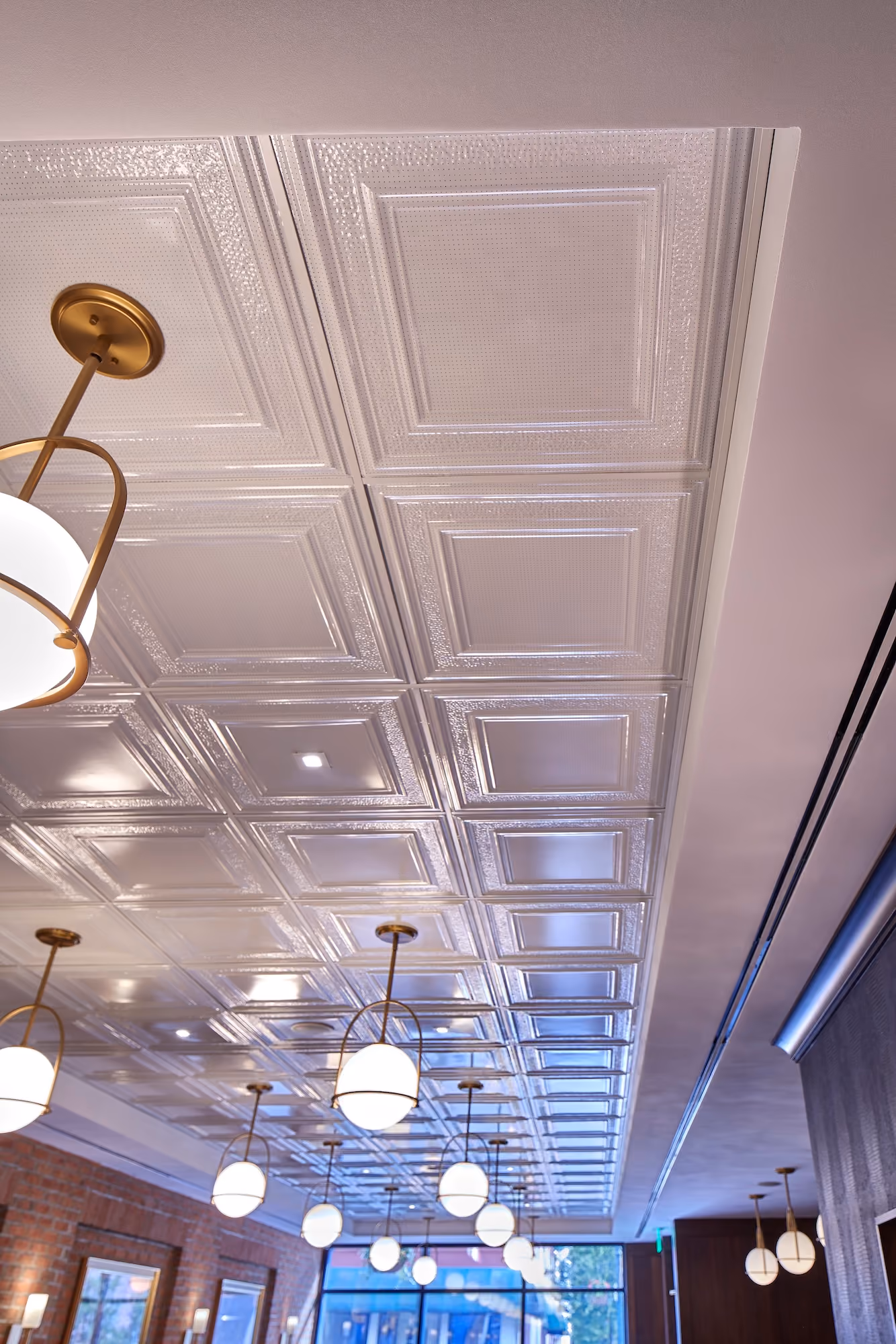Studio St. Germain project image: extra micro perforated tin ceiling