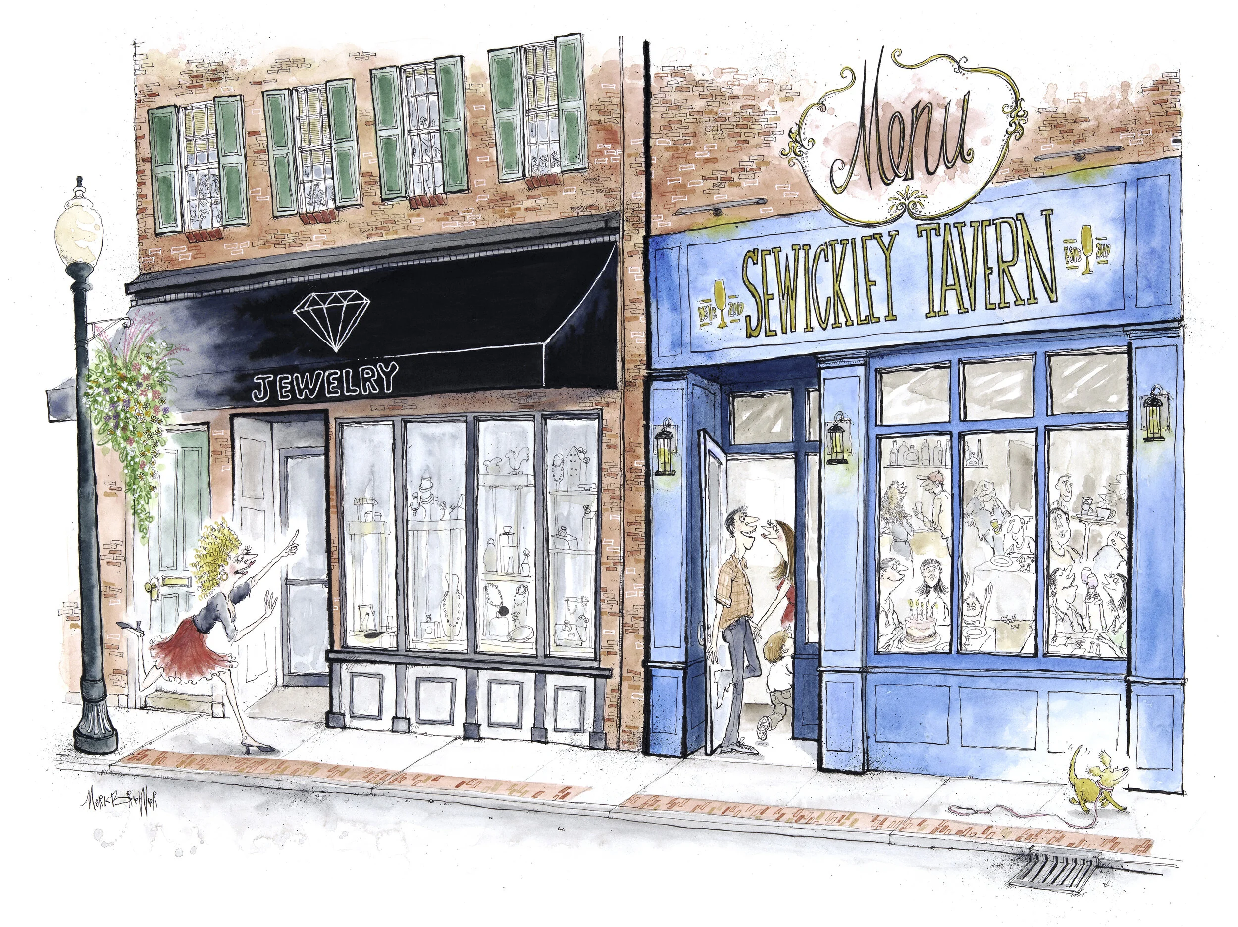 Sewickley Tavern showcases local history with works by 3 artists