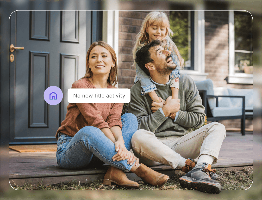 Family relaxing together with agent staying connected after closing.