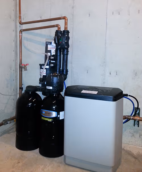 Residential water treatment system with multiple tanks