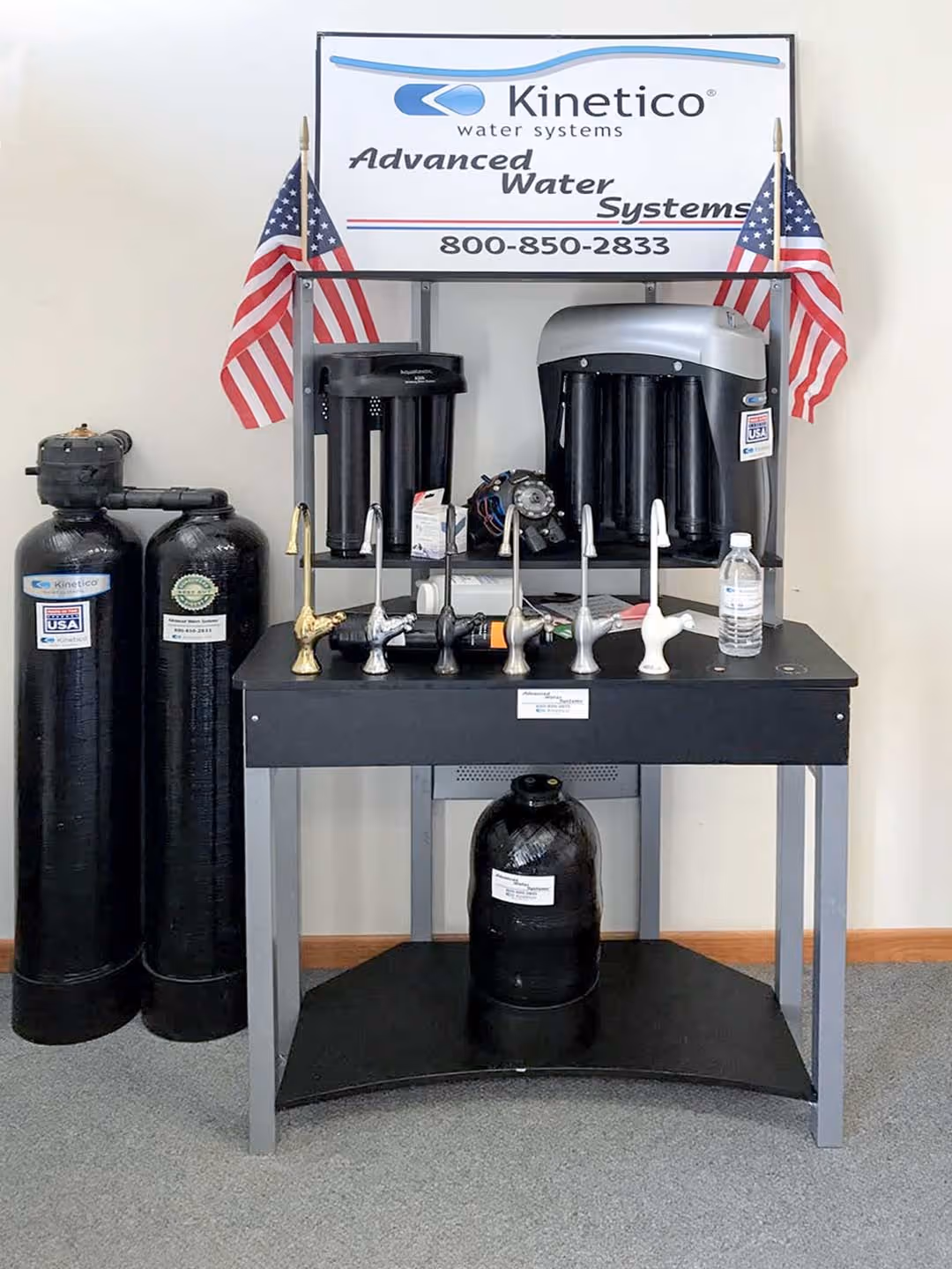 Showroom display water filters