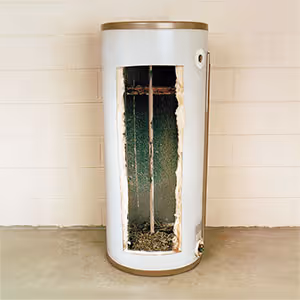 Corrosion and scale inside a water heater