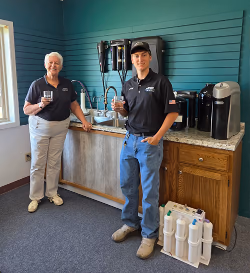 Showroom display water filters