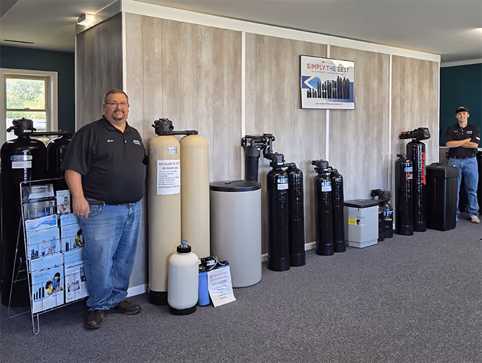 Showroom display water filters