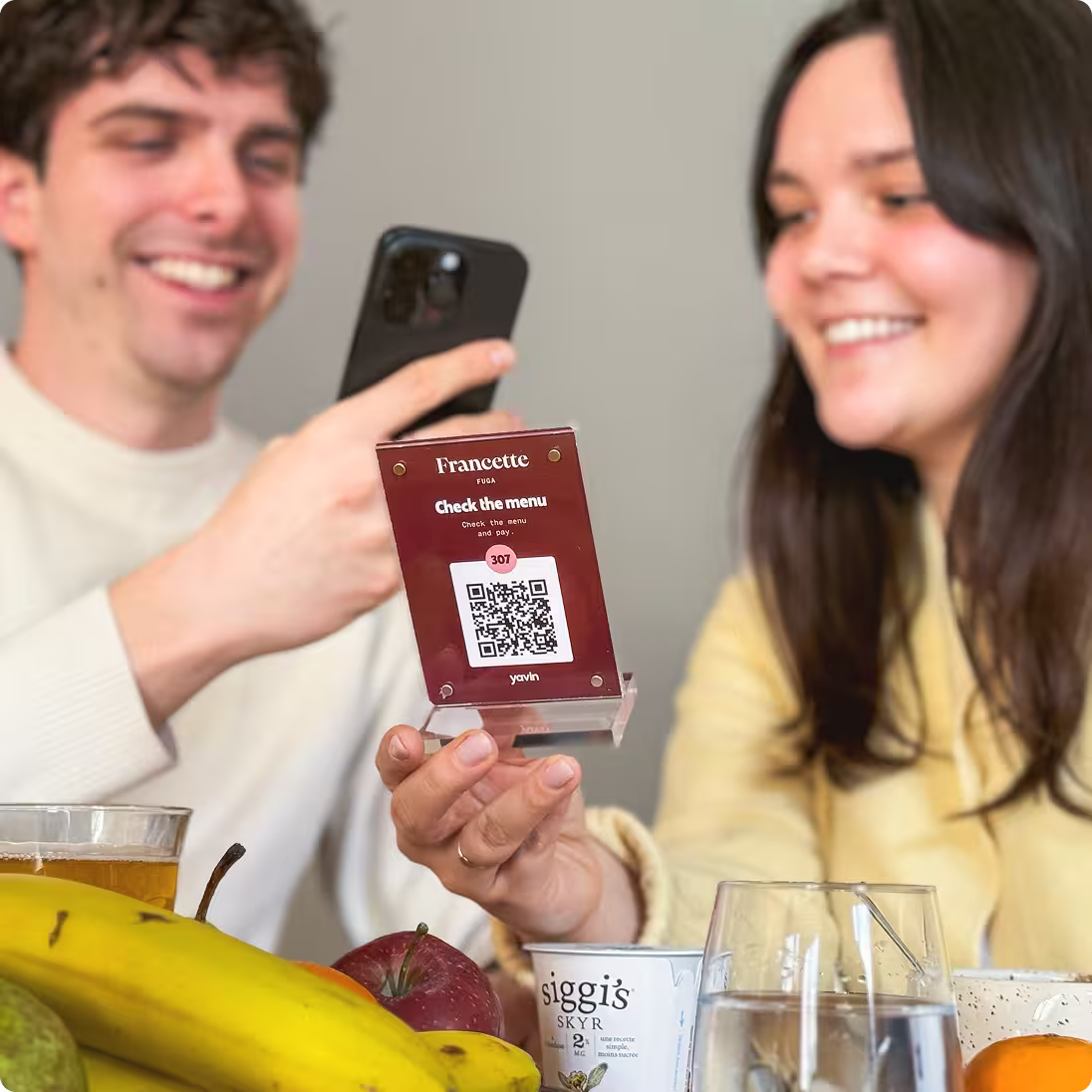 commande et paiement à table | yavin