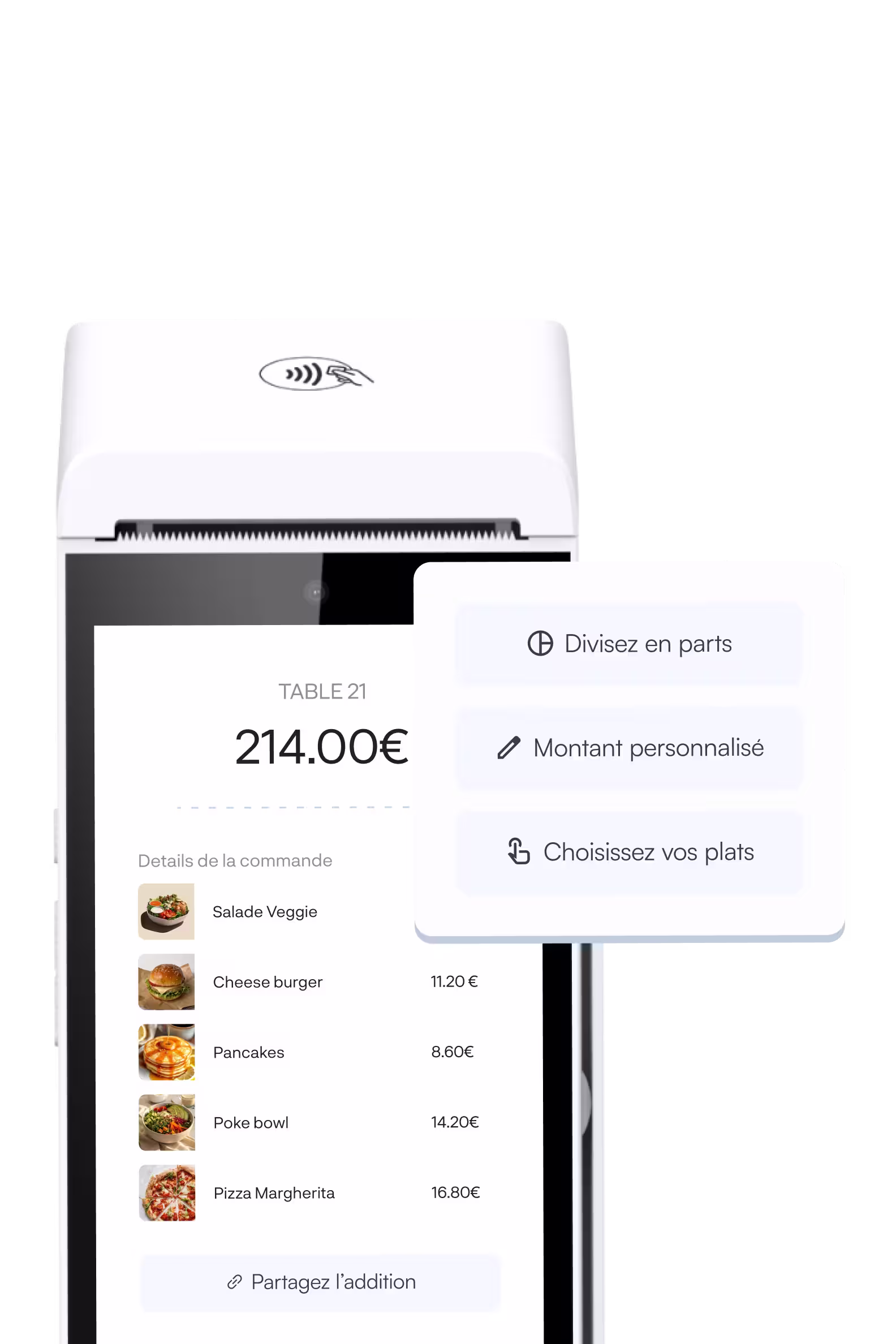 partage de l'addition - yavin