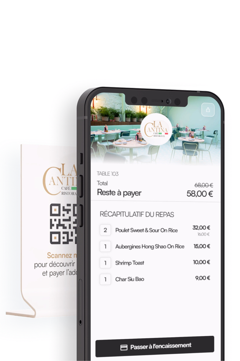 commande et paiement à table | yavin
