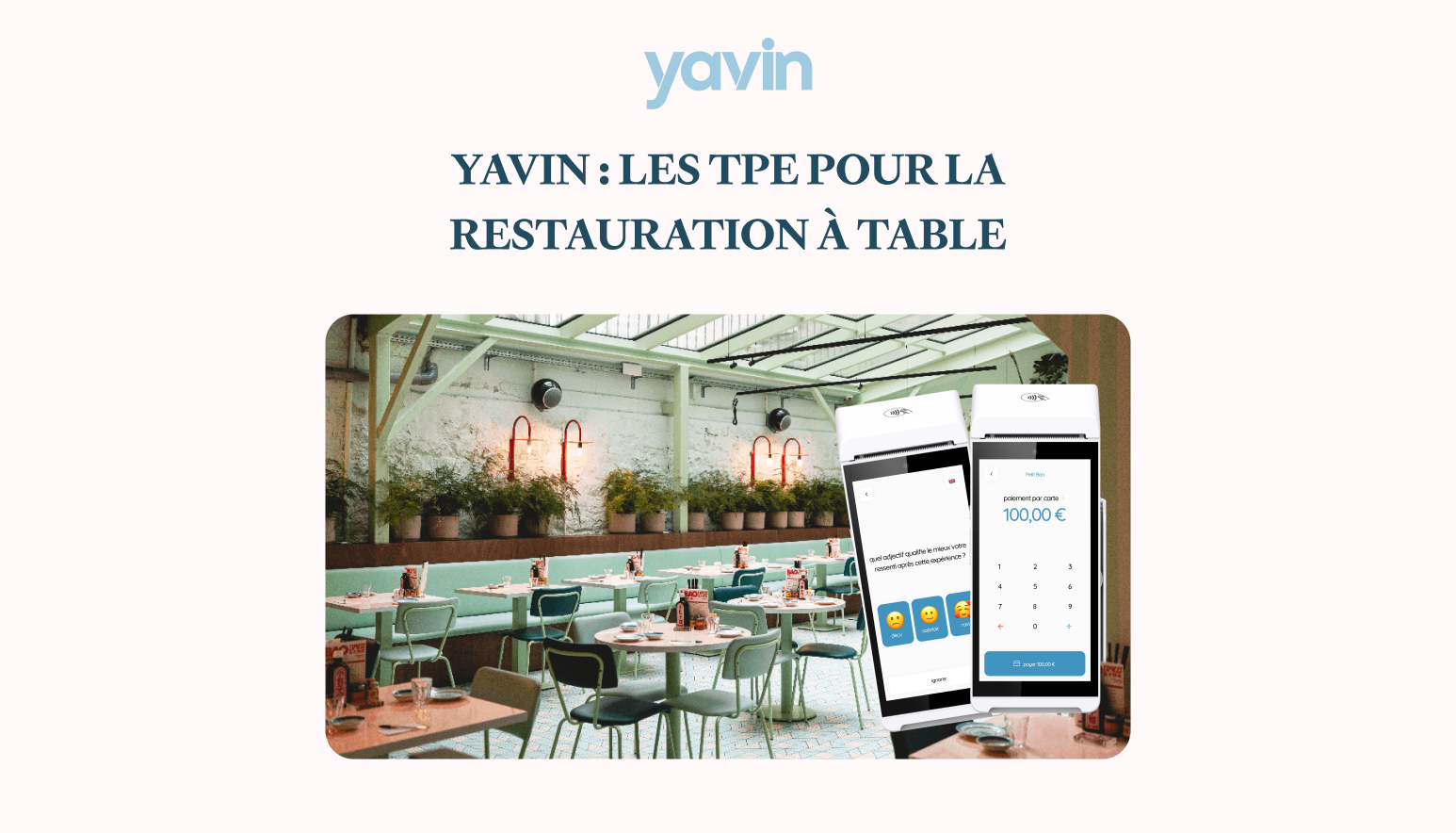 Yavin - Restauration à table