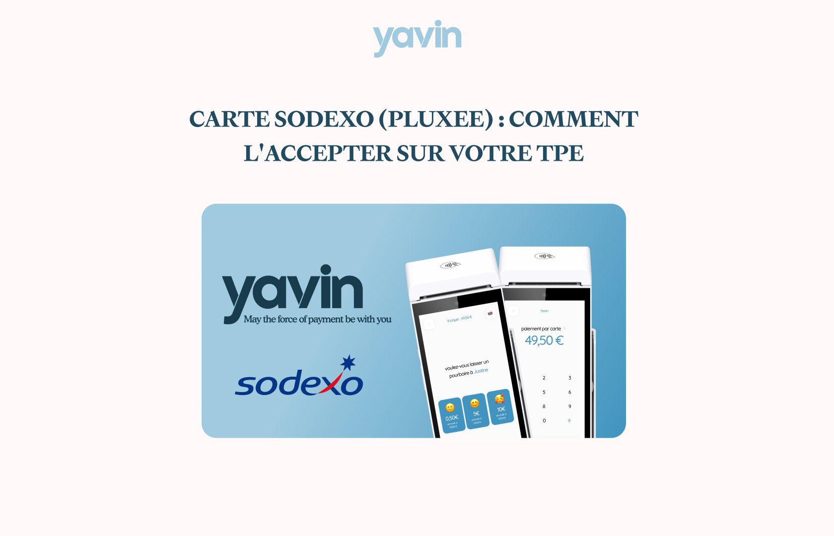 Carte Sodexo (Pluxee)