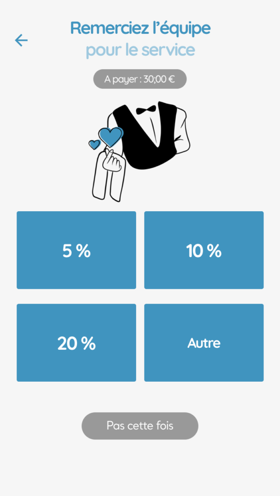 Application Pourboires par Yavin