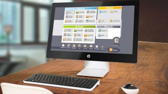 Interface Menlog sur ordinateur