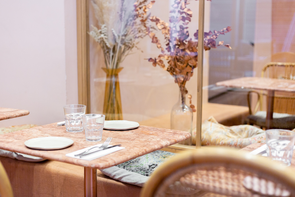 Salle de restaurant chez Dalia